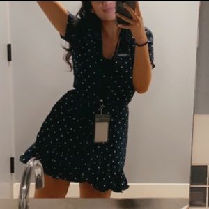 Reformation Polkadot Wrap Dress